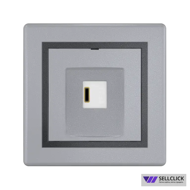 Розетка скрытой установки CADUCEUS ALING PRESTIGE USB, тип С, для зарядки 1-го устройства, 3А, 5В=, 250В~