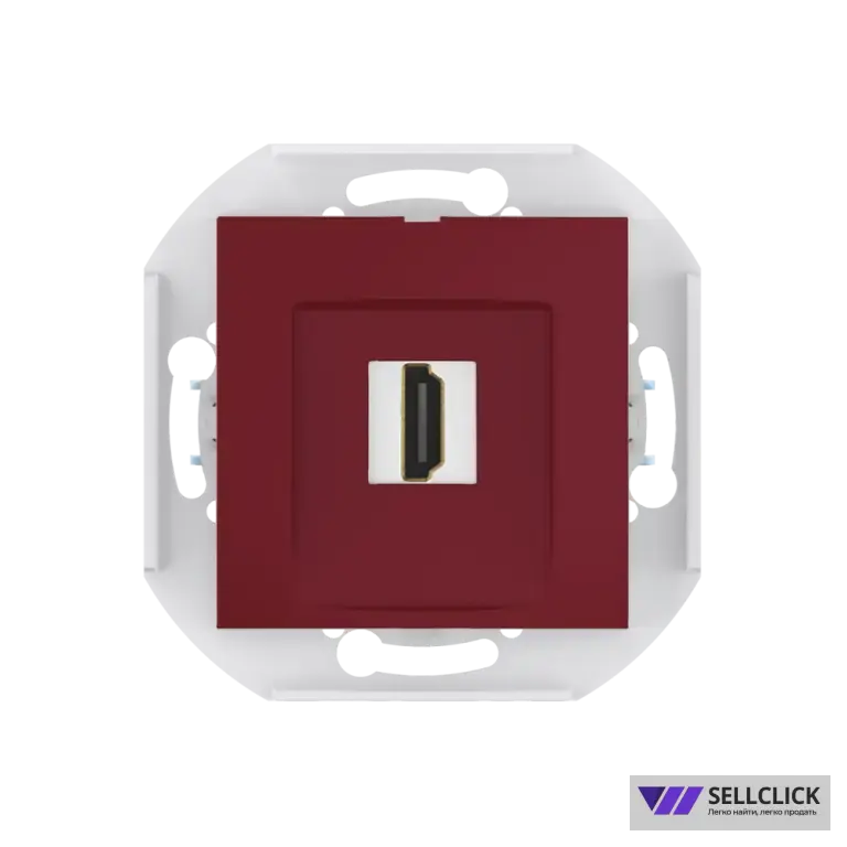 Розетка скрытой установки CADUCEUS ALING PRESTIGE с модулем Keystone HDMI тип A-A, механизм