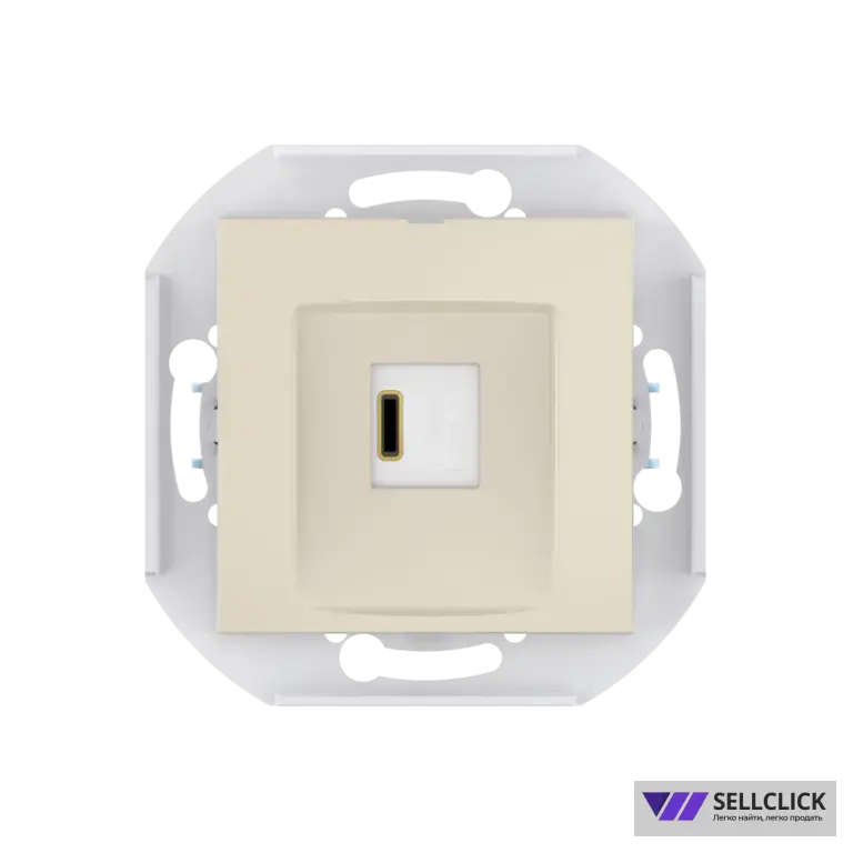 Розетка скрытой установки CADUCEUS ALING PRESTIGE USB, тип С, для зарядки, 1-го устройства, 3А, 5В=, 250В~, механизм
