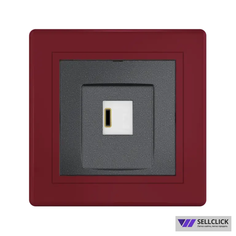 Розетка скрытой установки CADUCEUS ALING PRESTIGE USB, тип С, для зарядки 1-го устройства, 3А, 5В=, 250В~