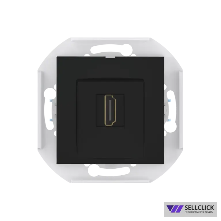 Розетка скрытой установки CADUCEUS ALING PRESTIGE с модулем Keystone HDMI тип A-A, механизм