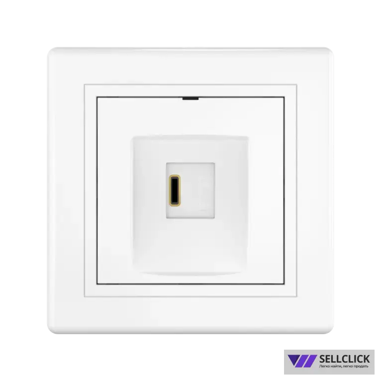Розетка скрытой установки CADUCEUS ALING PRESTIGE USB, тип С, для зарядки 1-го устройства, 3А, 5В=, 250В~
