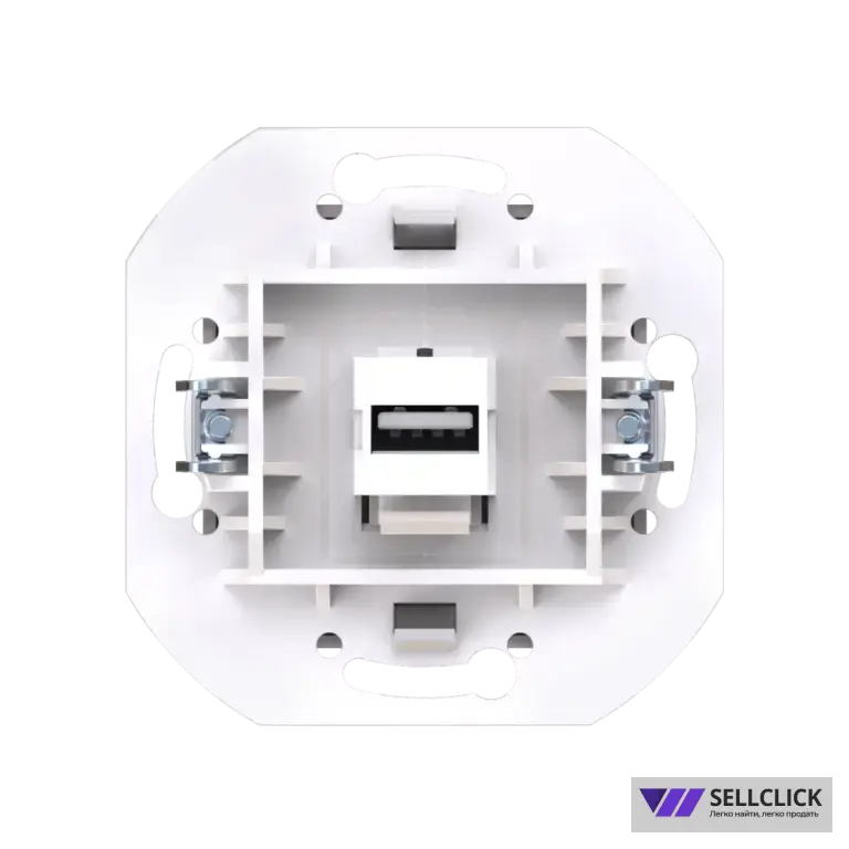 Розетка скрытой установки CADUCEUS ALING PRESTIGE с модулем Keystone USB 2.0 тип А-А, 250В~, механизм