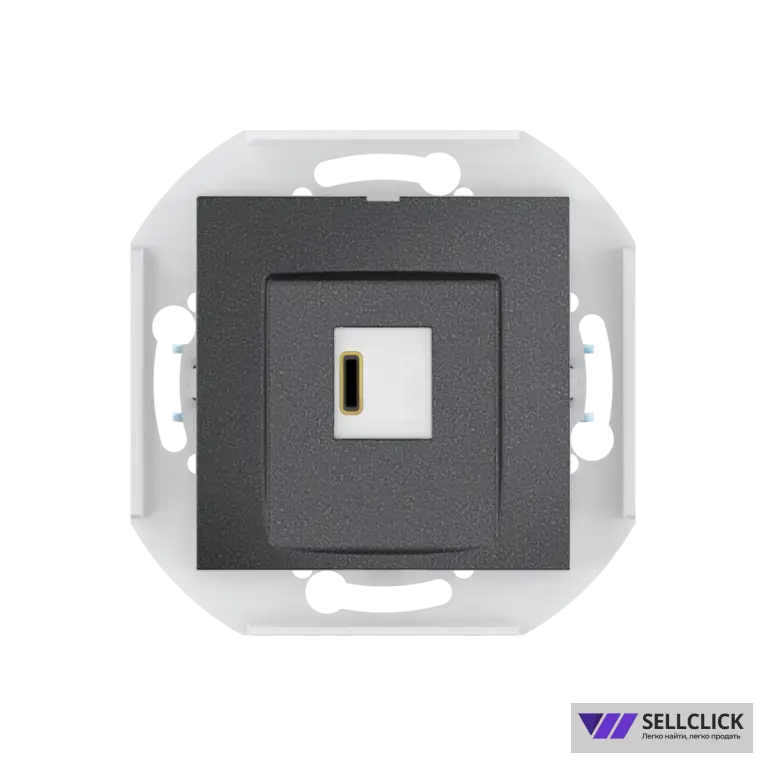Розетка скрытой установки CADUCEUS ALING PRESTIGE USB, тип С, для зарядки, 1-го устройства, 3А, 5В=, 250В~, механизм