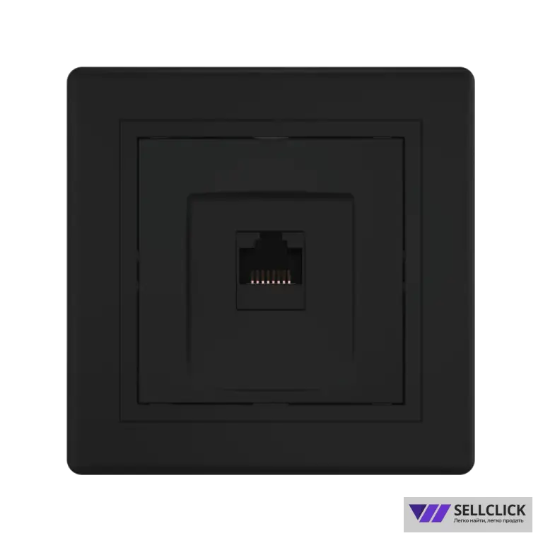 Розетка скрытой установки CADUCEUS ALING PRESTIGE компьютерная с модулем Keystone RJ45 8P8C, cat.6, UTP