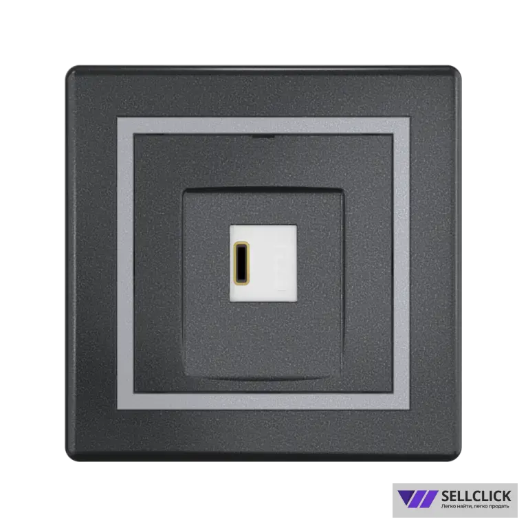 Розетка скрытой установки CADUCEUS ALING PRESTIGE USB, тип С, для зарядки 1-го устройства, 3А, 5В=, 250В~