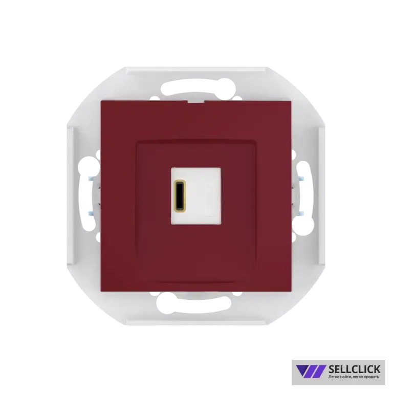 Розетка скрытой установки CADUCEUS ALING PRESTIGE USB, тип С, для зарядки, 1-го устройства, 3А, 5В=, 250В~, механизм