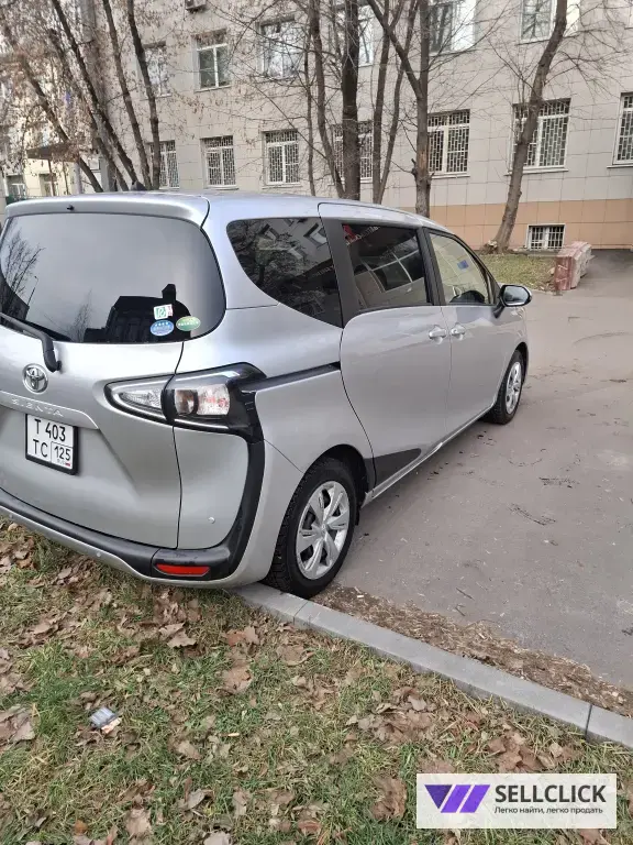 Toyota Sienta 1,5 Вариатор, 2020, 76000 км