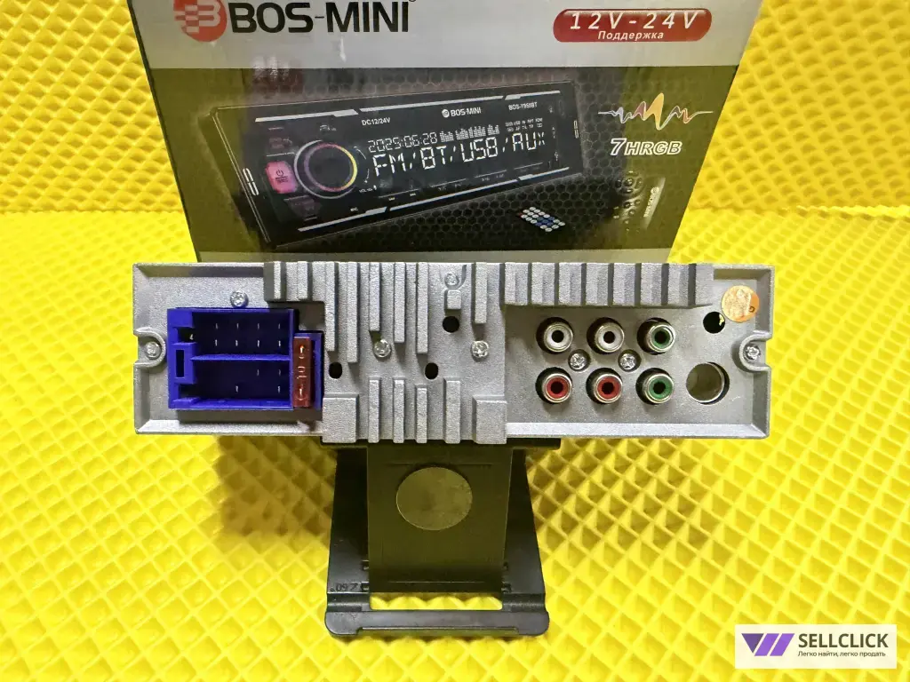Магнитола 12/24v BOS-mini BOS-Y958BT
