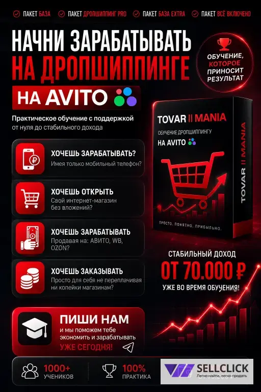 Готовый бизнес ДРОПШИППИНГ