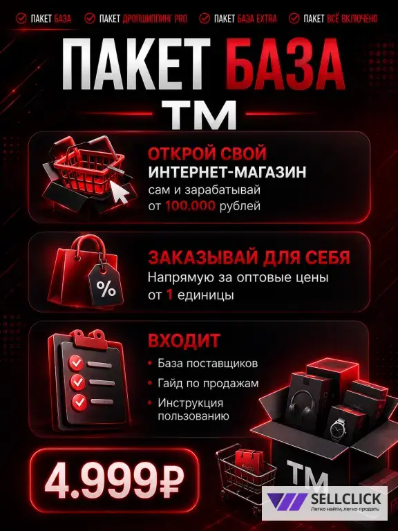 Готовый бизнес ДРОПШИППИНГ
