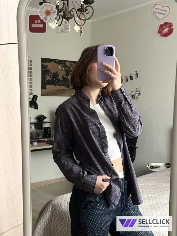 Рубашка женская Uniqlo
