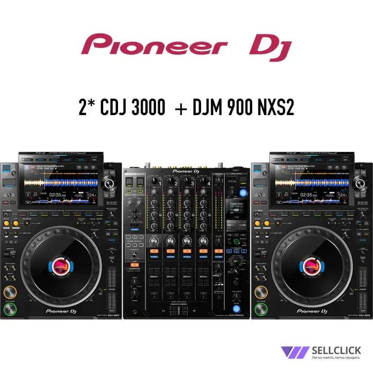 Аренда Pioneer CDJ-3000 Pioneer DJM-A9,900 Nexus2