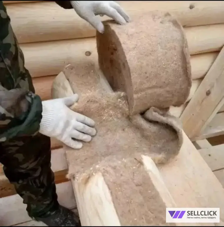 Джутовый межвенцовый утеплитель (джут)