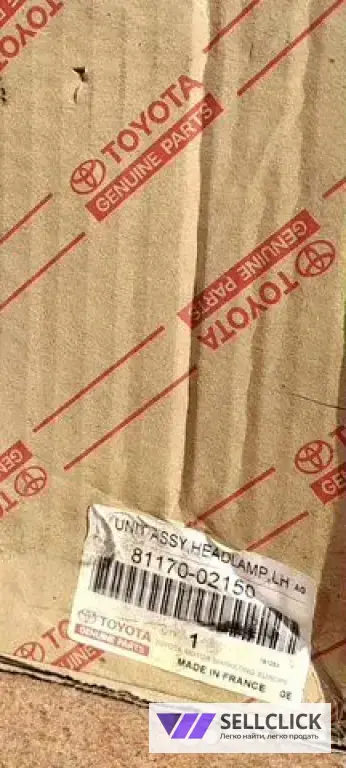 Фара передняя левая toyota corolla 120 хэтчбек