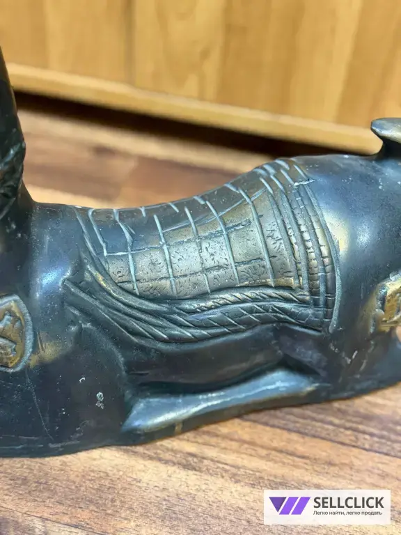 Физ скульптура. Декор. Олени. Статуэтка. Винтажная мебель. Бронза