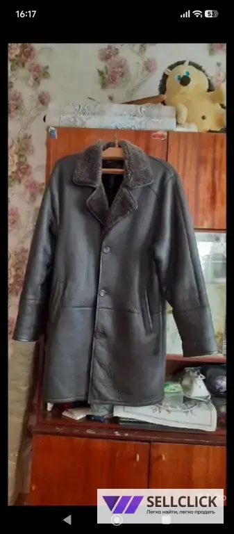 Мужская, фирменная дублёнка.