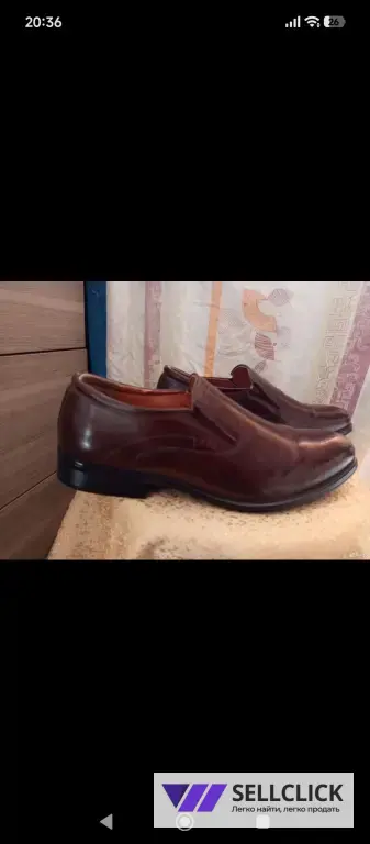 Мужские , кожаные туфли.