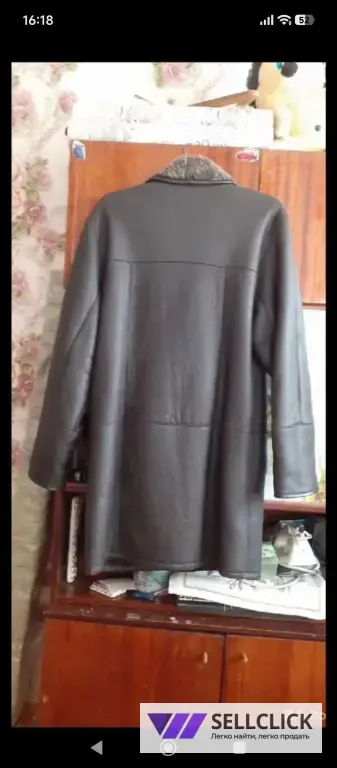 Мужская, фирменная дублёнка.