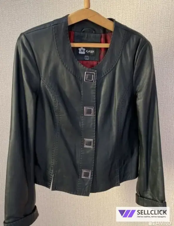Куртка кожаная женская 44-46