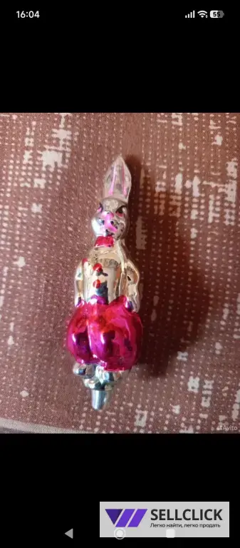 Советские, елочные игрушки под реставрацию.