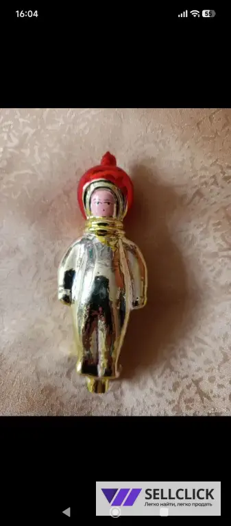 Советские, елочные игрушки под реставрацию.