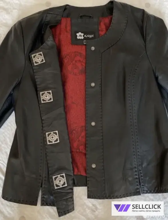 Куртка кожаная женская 44-46