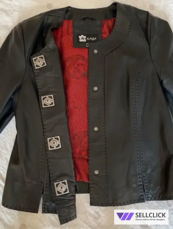 Куртка кожаная женская 44-46