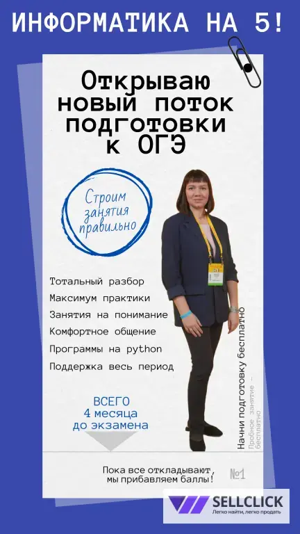 ОГЭ по информатике (репетитор)