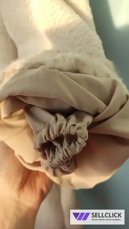 Шуба из стриженного бобра с норкой