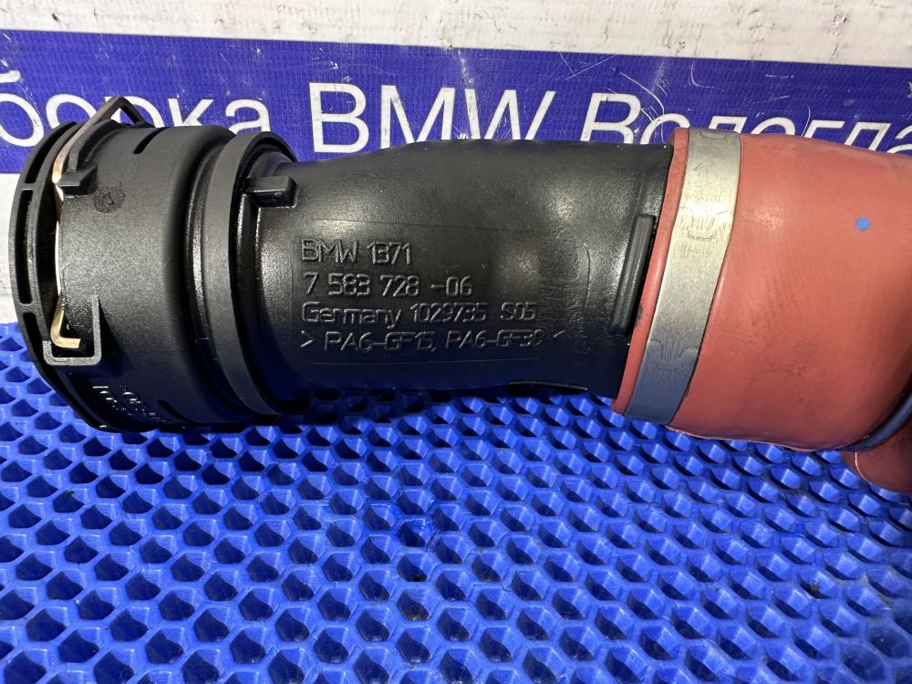 Патрубок интеркулера BMW F10, F07, F01 мотор N55