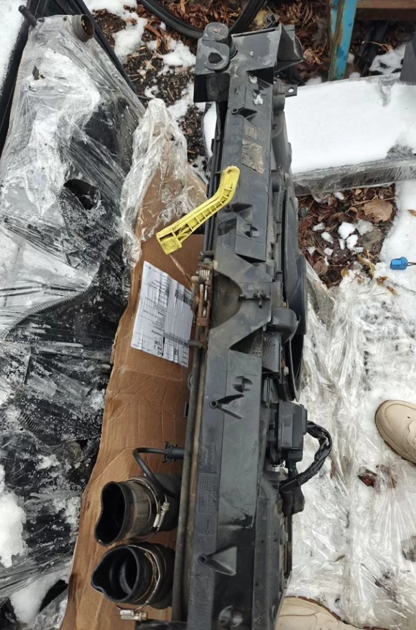 Кассета радиаторов в сборе Ситроен Берлинго Пежо П