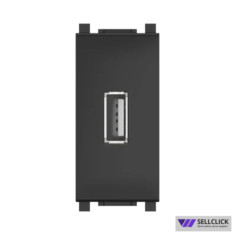 Розетка USB 2.0 тип А CADUCEUS ALING EXPERIENCE для скрытой проводки, для зарядки 1-го устройства