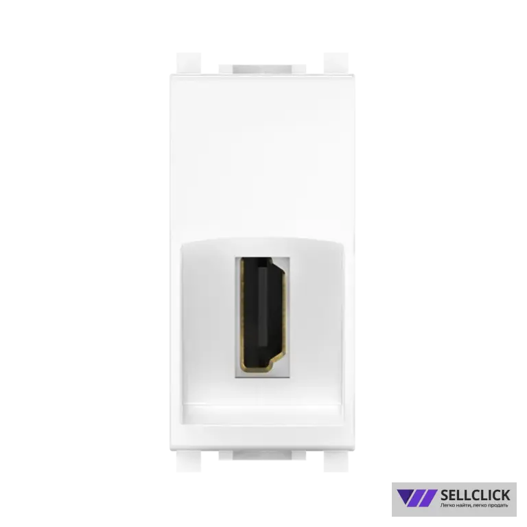 Встраиваемая HDMI розетка CADUCEUS ALING EXPERIENCE, тип А-A, с антибактериальной защитой
