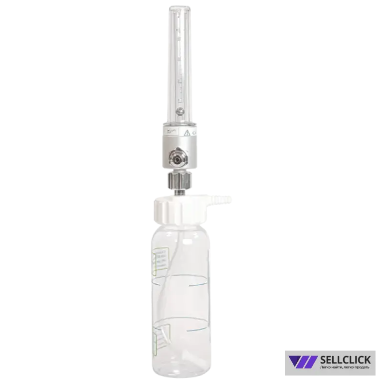 Медицинский увлажнитель кислорода с расходомером (объем увлажняющей емкости 175 мл)