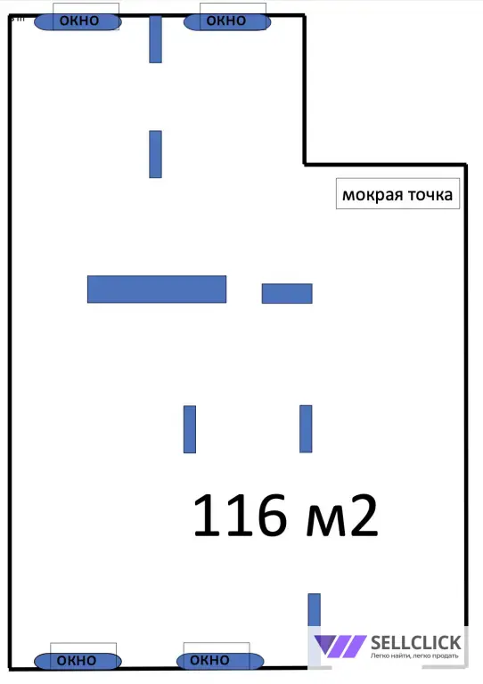 Аренда ПСН 116 м2 Скандинавия
