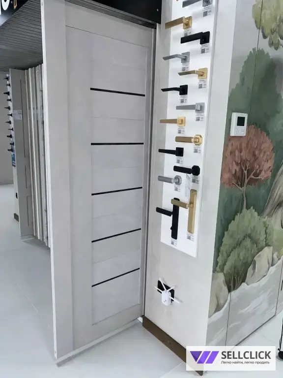 Дверь межкомнатная EKO Modul 4 Бетон светлый
