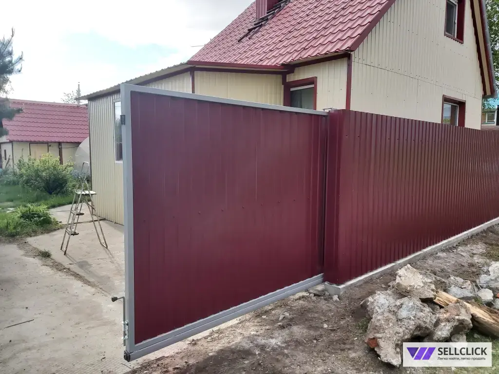 Установка заборов и откатных ворот