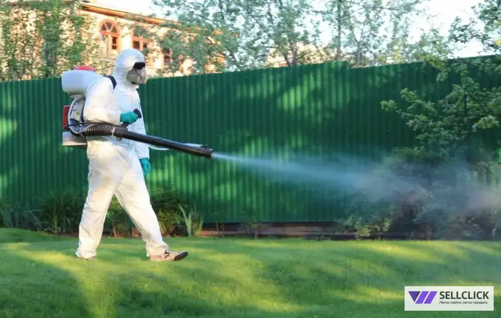 Обработка участка от клещей
