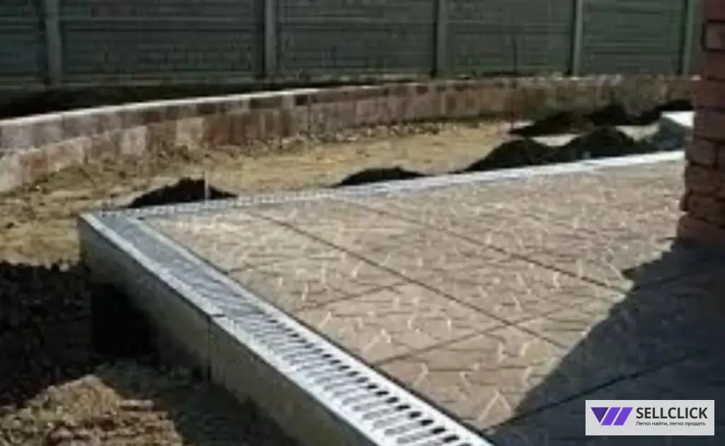 Бетонные работы, фундамент отмостки