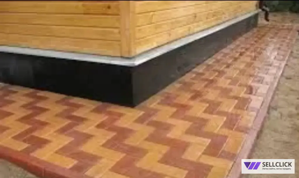 Бетонные работы, фундамент отмостки