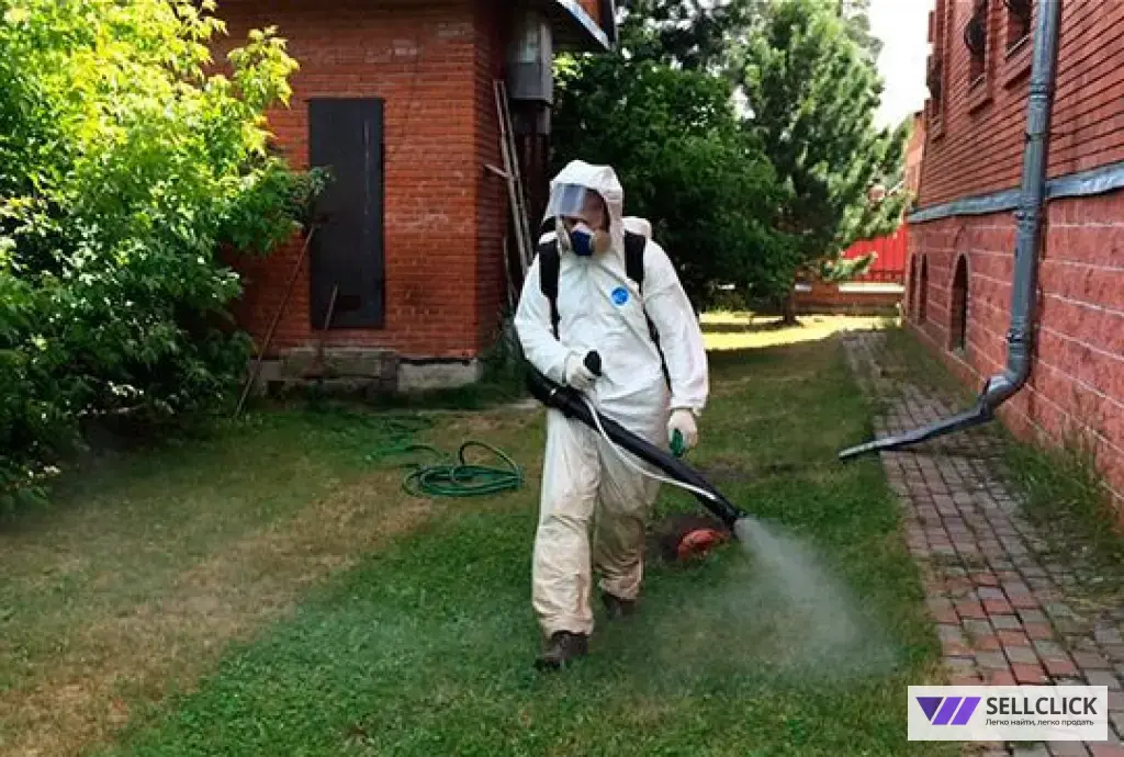 Обработка участка от клещей