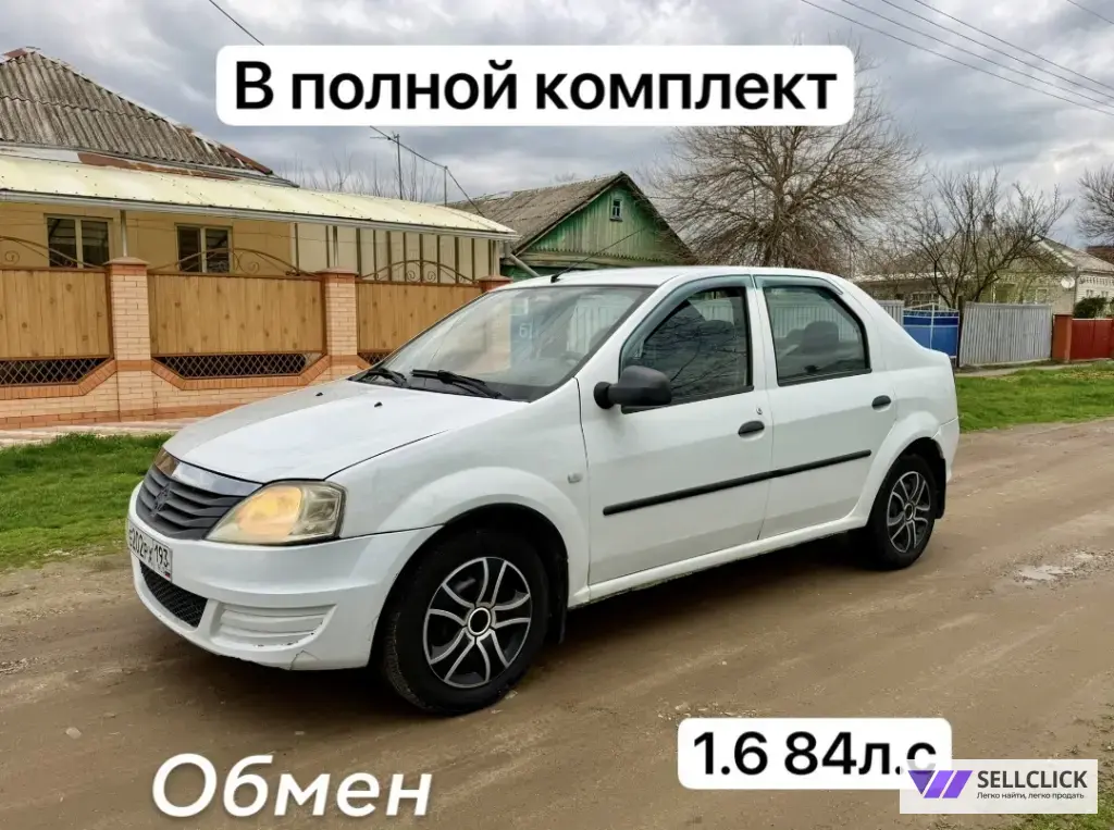 Renault Logan 1.6 Механическая, 2012, 198000 км