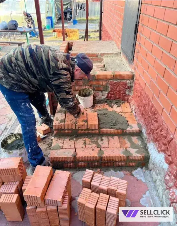 Бетонные работы, фундамент отмостки