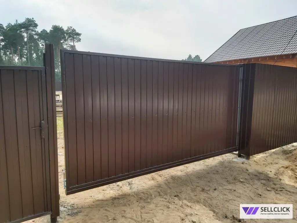 Установка заборов и откатных ворот