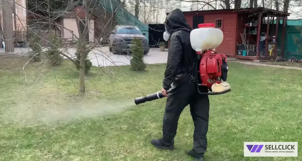 Обработка участка от клещей