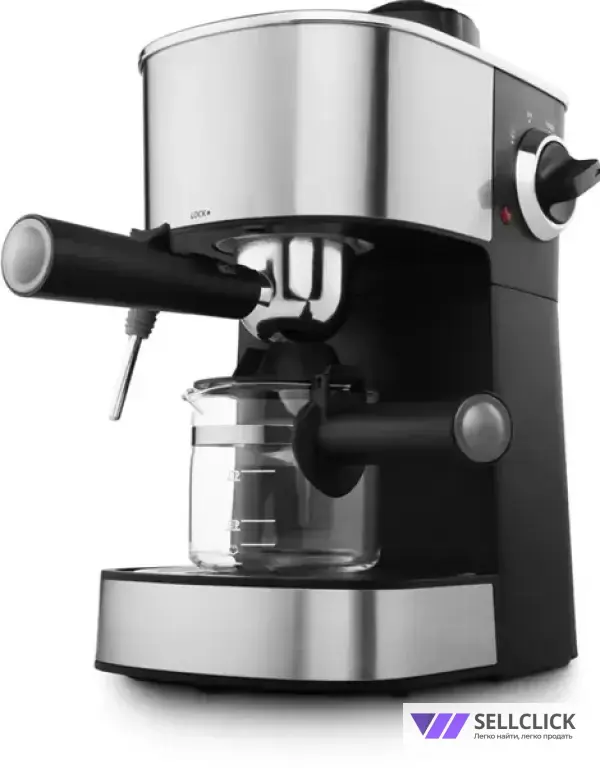 Кофеварка Polaris PCM 4008AL, рожковая (новая)