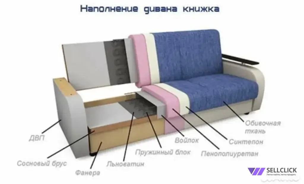 Диван Книжка - Новый