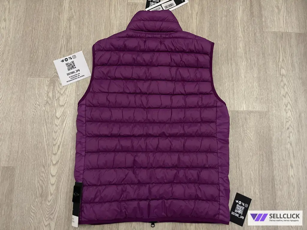 Пуховая Жилетка Stone Island Micro Yarn Down S/M Оригинал