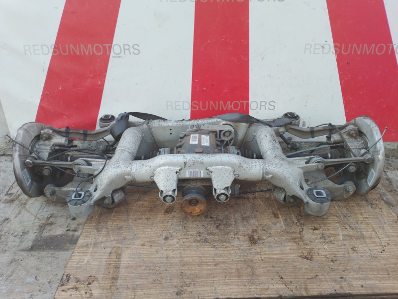Балка задняя подрамник в сборе на БМВ 5 Е60 Е61 / BMW 5 Е60 Е61 2003-2009г.\nОригинал.\nПробег авто по Японии 65200 км.\nВ отличном состоянии, без ржавчины, все сайлентблоки целые.\nКонтрактная запчасть из Японии. Без пробега по РФ. Отправим в регионы ТК.